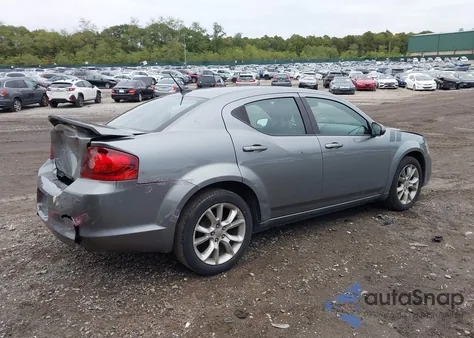 2012 Dodge Avenger R/T из США, поврежденный, VIN 1C3CDZBG3CN115588